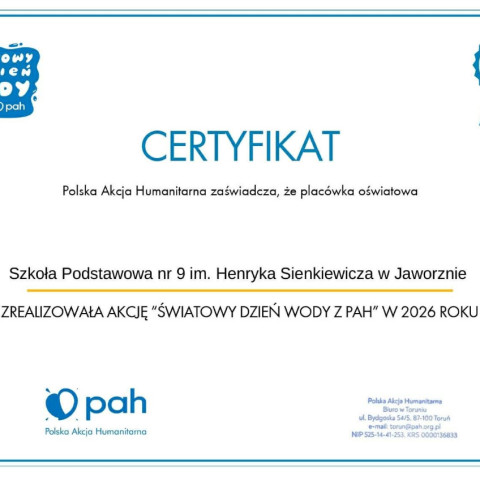 Powiększ obraz: Światowy Dzień Wody